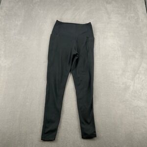 Danskin Womens High Waisted Pocket Leggings Black Athletic Yoga Pants‎ Size S